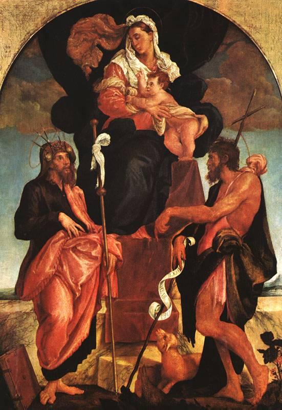 BASSANO, Jacopo Madonna and Child with Saints ff oil painting picture
